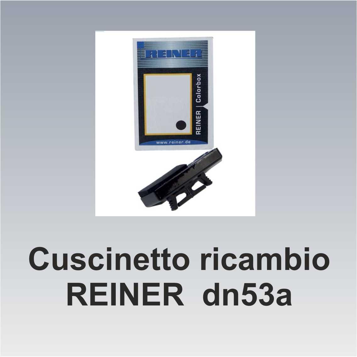 Cuscinetto  nero di ricambio per timbro in metallo reiner  dn53a