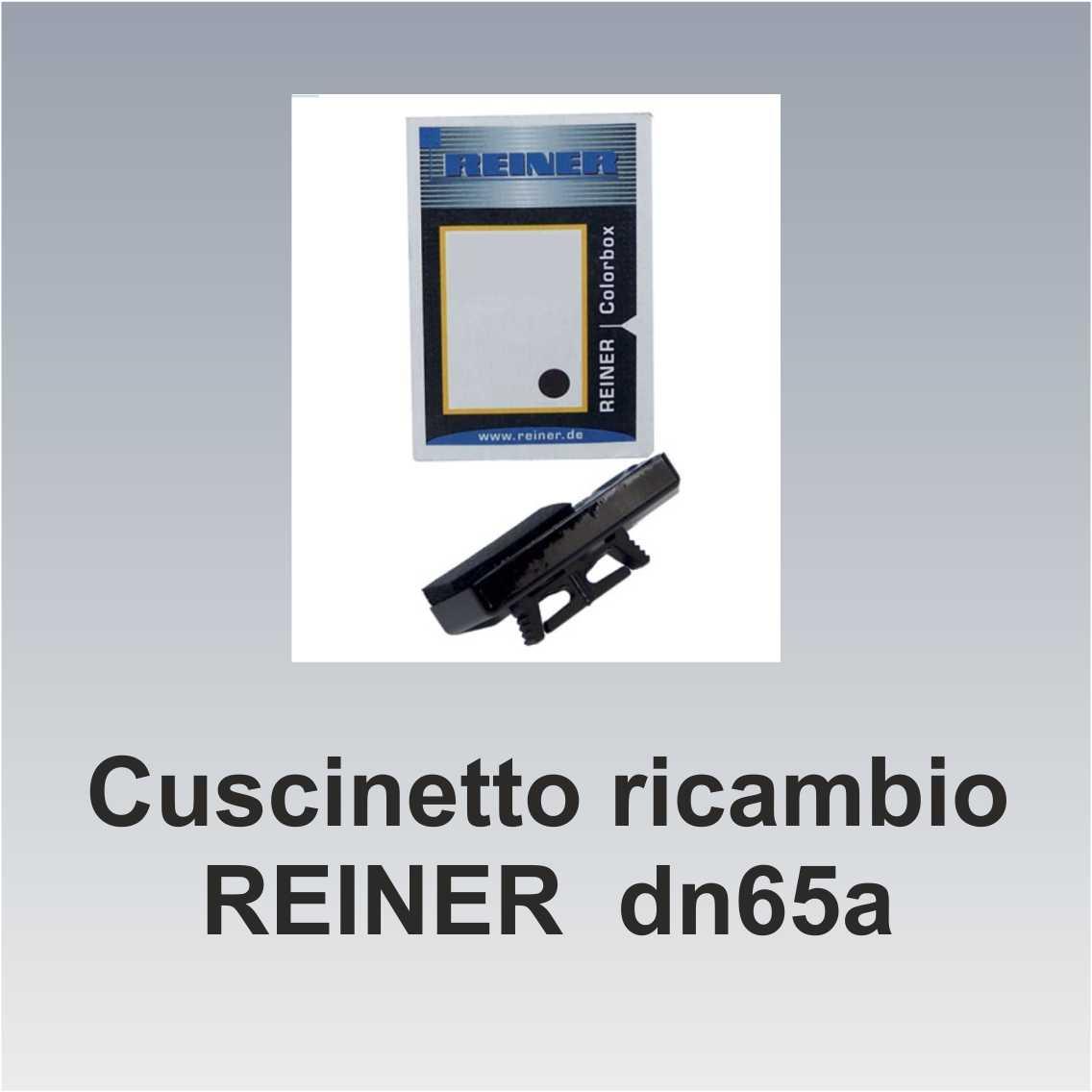 Cuscinetto  nero di ricambio per timbro in metallo reiner  dn65a