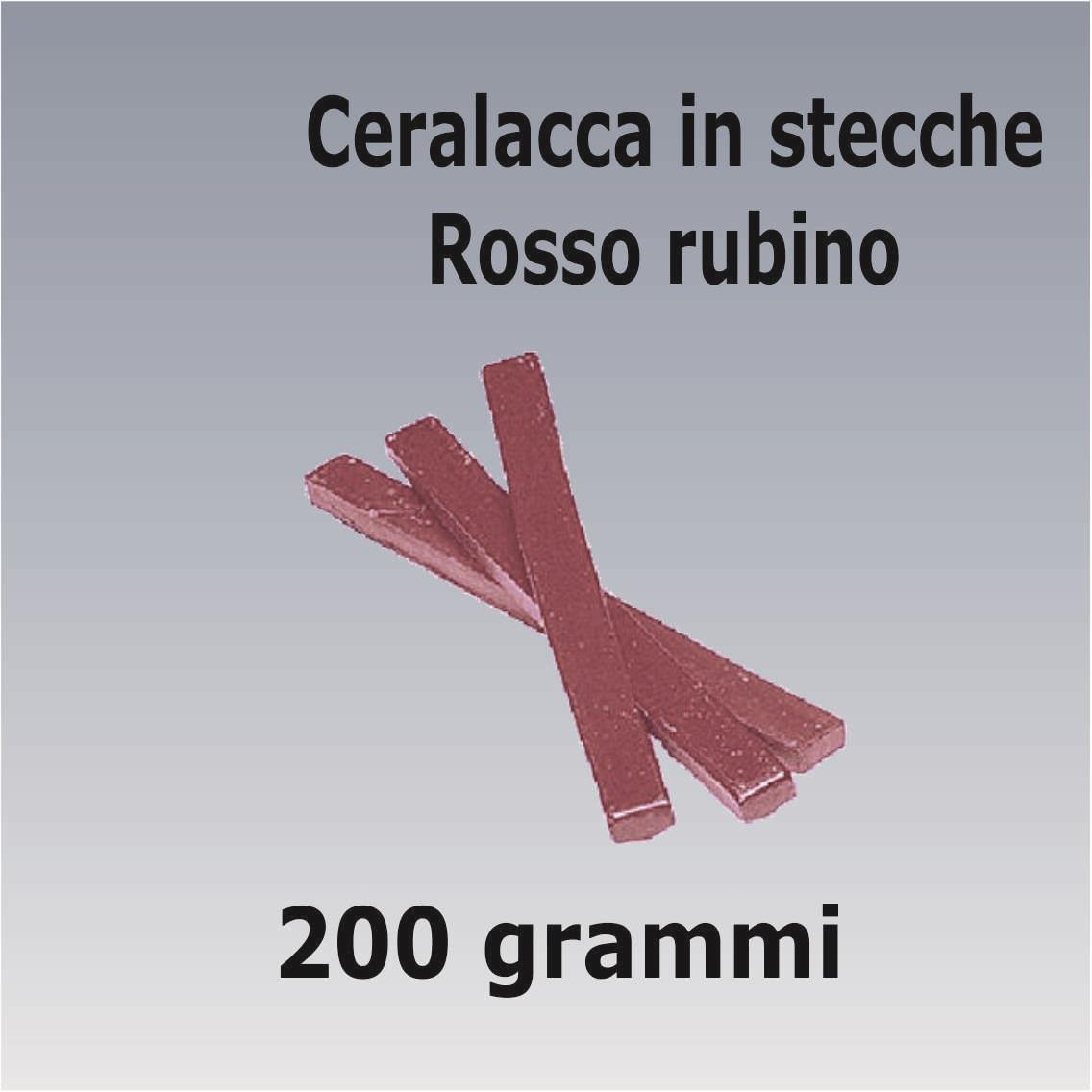 Ceralacca rosso rubino 5 stecche 