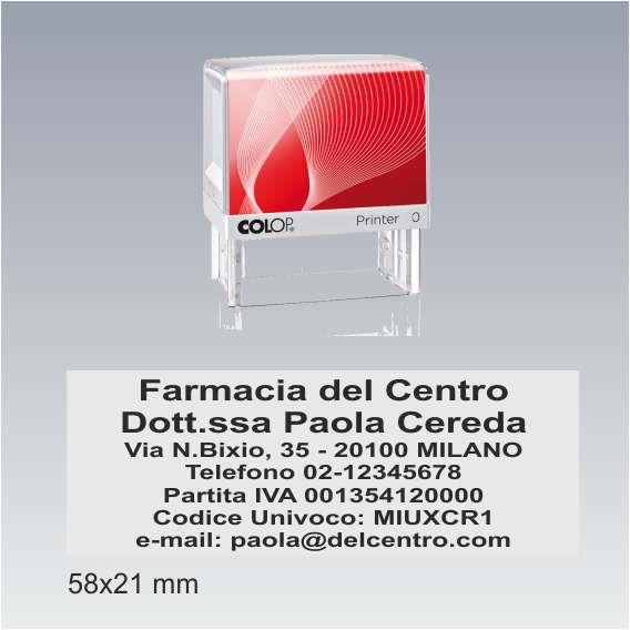 Timbro per farmacia printer 40 g7