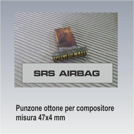 punzone per pelle srs airbag