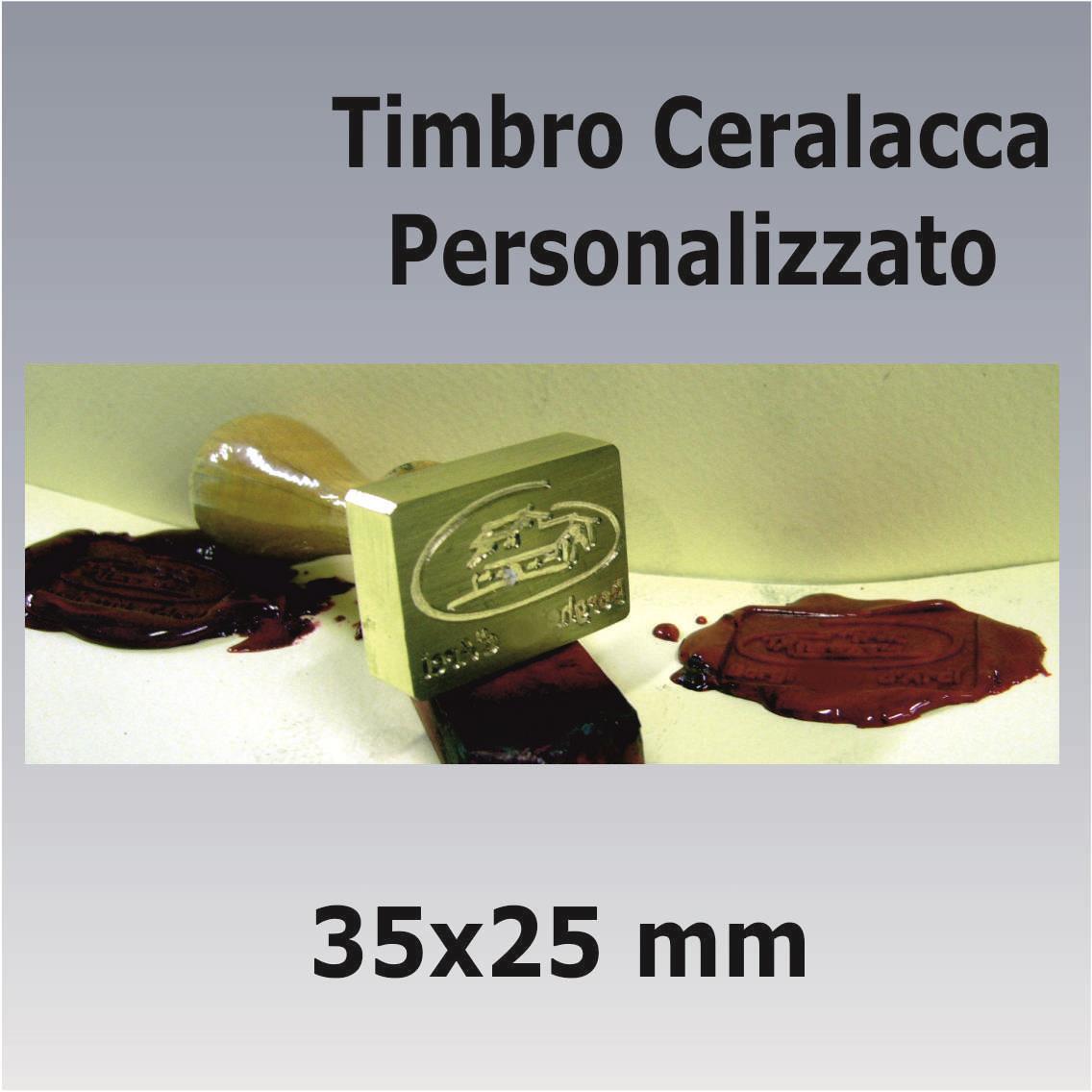 Timbro sigillo ceralacca personalizzato