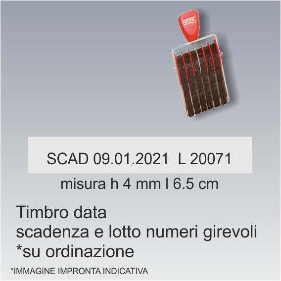 Timbro scadenza  - lotto